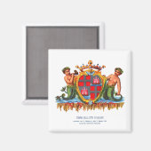 Wapenstaart van Cagliari, Button van Sardinië Magneet (Voorkant / Achterkant)