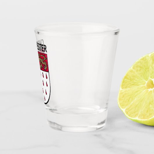Wapenstaart van Chichester, West Sussex (Engeland) Shot Glas (Rechts)