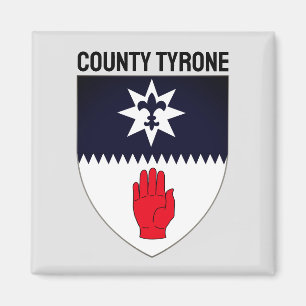 Wapenstaart van County Tyrone, Noord-Ierland Ma Magneet