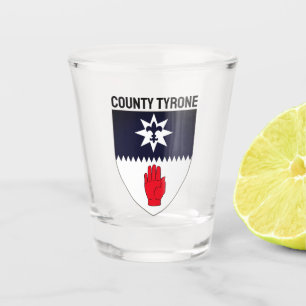 Wapenstaart van County Tyrone, Noord-Ierland Shot Glas