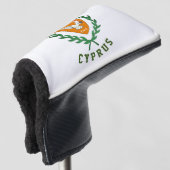 Wapenstaart van CYPRUS Golfheadcover (3/4 voorkant)
