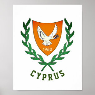 Wapenstaart van CYPRUS Poster