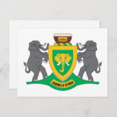 Wapenstaart van de Venda Briefkaart (Voorkant / Achterkant)