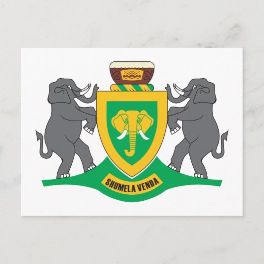 Wapenstaart van de Venda Briefkaart (Voorkant)