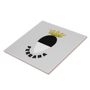 Wapenstaart van Ferrara, ITALIË Tegeltje