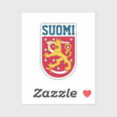 Wapenstaart van Finland Sticker (Vel)