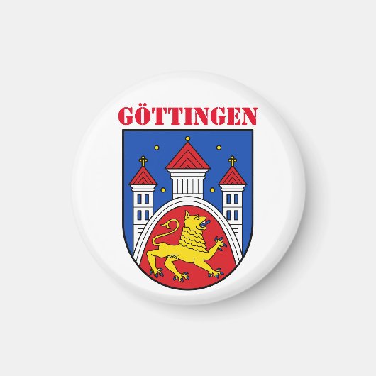 Wapenstaart van Göttingen, Duitsland Magneet (Voorkant)