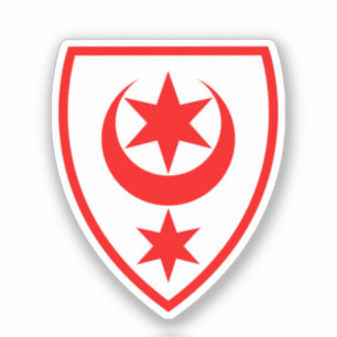 Wapenstaart van Halle (Saale), Duitsland Sticker