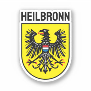 Wapenstaart van Heilbronn, Duitsland Sticker
