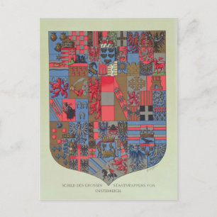Wapenstaart van het Oostenrijks-Hongaarse rijk Briefkaart
