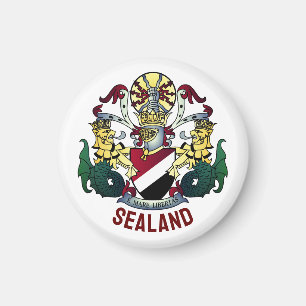 Wapenstaart van het Vorstendom Sealand Magneet