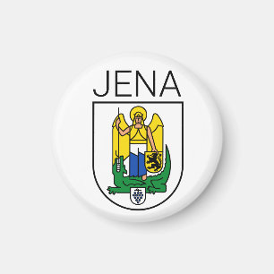 Wapenstaart van Jena - Thüringen, DUITSLAND Magneet