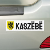 Wapenstaart van Kasjubië Bumpersticker (Op auto)