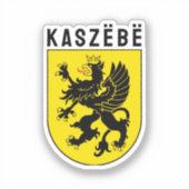 Wapenstaart van Kasjubië Sticker (Voorkant)