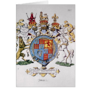 Wapenstaart van koning James I van Engeland