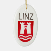 Wapenstaart van Linz, OOSTENRIJK Keramisch Ornament (Rechts)