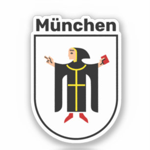 Wapenstaart van München Sticker