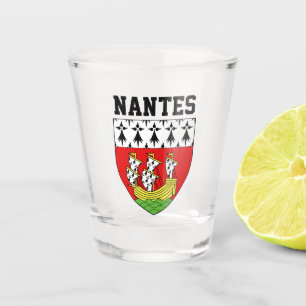 Wapenstaart van Nantes, Frankrijk Shot Glas
