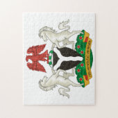 Wapenstaart van Nigeria Legpuzzel (Verticaal)
