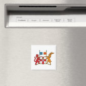 Wapenstaart van Noord-Ierland Magneet (Insitu (Vaatwasser))