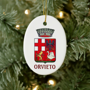 Wapenstaart van Orvieto, Italië Keramisch Ornament