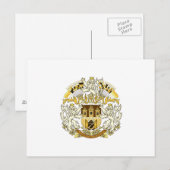 Wapenstaart van Praag Briefkaart (Voorkant / Achterkant)