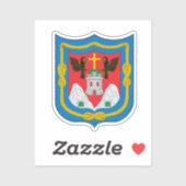 Wapenstaart van Quito, Ecuador Sticker (Vel)