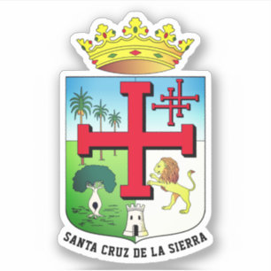 Wapenstaart van Santa Cruz de la Sierra (Bolivia) Sticker