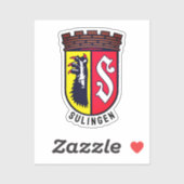 Wapenstaart van Sulingen, Duitsland Sticker (Vel)