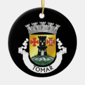 Wapenstaart van Tomar, PORTUGAL Keramisch Ornament (Voorkant)