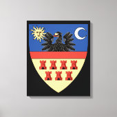 Wapenstaart van Transsylvanië Canvas Afdruk (Voorkant)