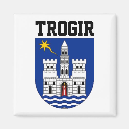 Wapenstaart van Trogir, Kroatië Magneet (Voorkant)