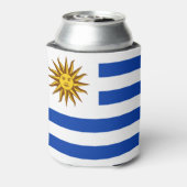 Wapenstaart van Uruguay Blikjeskoeler (Blikje Achterkant)