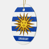 Wapenstaart van Uruguay Keramisch Ornament (Links)