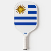 Wapenstaart van Uruguay Pickleball Paddle (Achterkant)