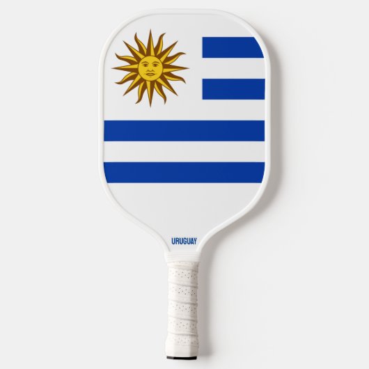 Wapenstaart van Uruguay Pickleball Paddle (Achterkant)