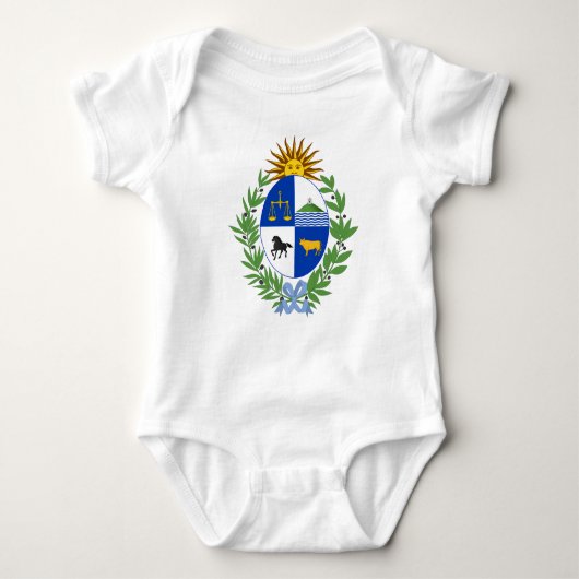 Wapenstaart van Uruguay Romper (Voorkant)