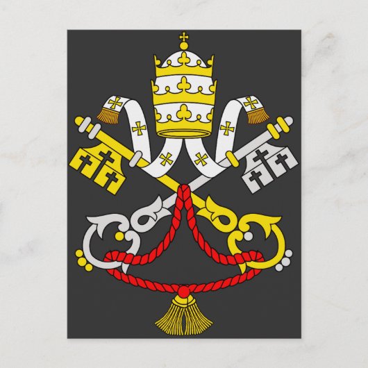 Wapenstaart van Vaticaanstad Briefkaart (Voorkant)