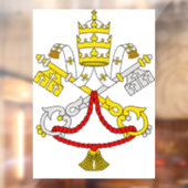 Wapenstaart van Vaticaanstad Raamsticker (Vel 2)