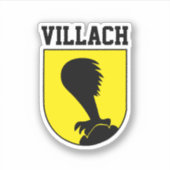 Wapenstaart van Villach - OOSTENRIJK Sticker (Voorkant)
