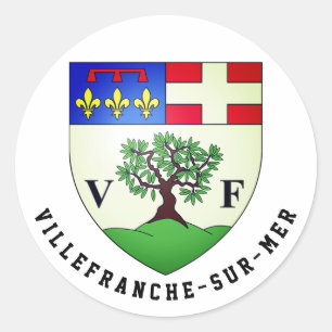 Wapenstaart van Villefranche-sur-Mer, Klasse Frank Ronde Sticker