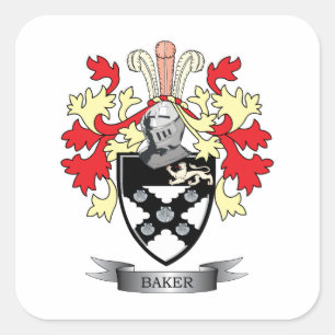Wapenstaart Vierkante Sticker