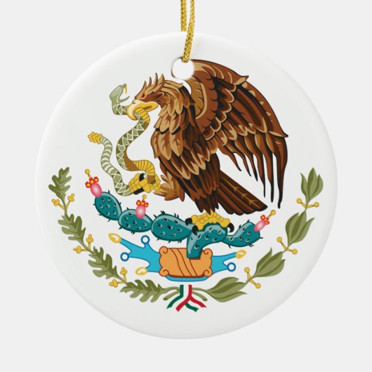 Wapenstilstand in Mexico Keramisch Ornament (Voorkant)
