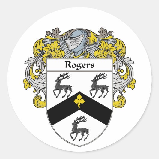 Wapenstoofpot (Geleid) Ronde Sticker (Voorkant)