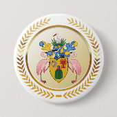 Wapenturks- en Caicoschildpadden Ronde Button 7,6 Cm (Voorkant)