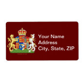 Wapenvangers Anne Boleyn Etiket (Voorkant)