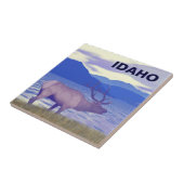 Wapiti (Elk) van het meer Tegeltje (Zijkant)