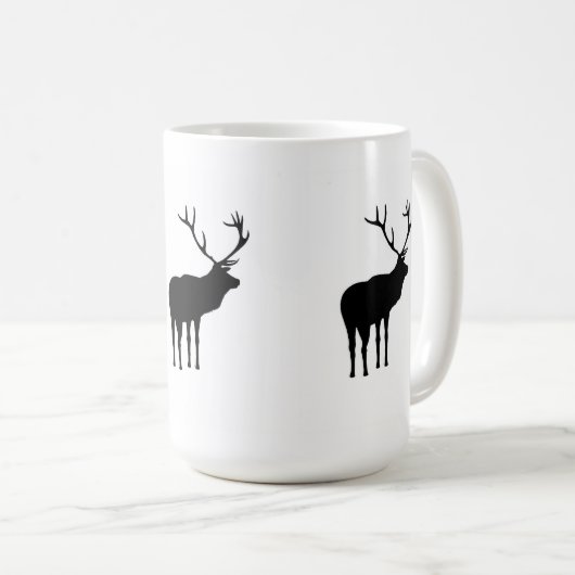 Wapiti. tasse réutilisable, tasse (Devant droit)