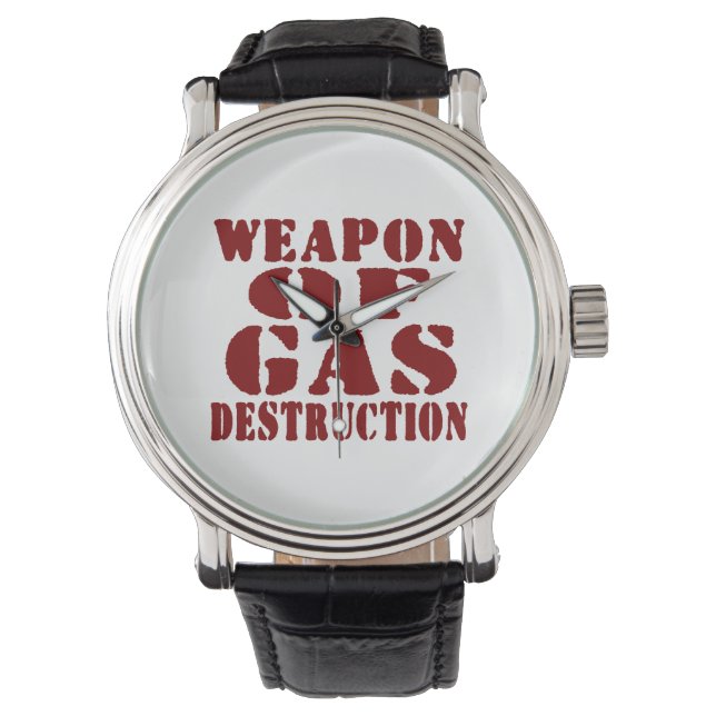 Wapon van de gasvernietiging horloge (Voorkant)