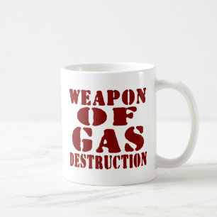 Wapon van de gasvernietiging koffiemok